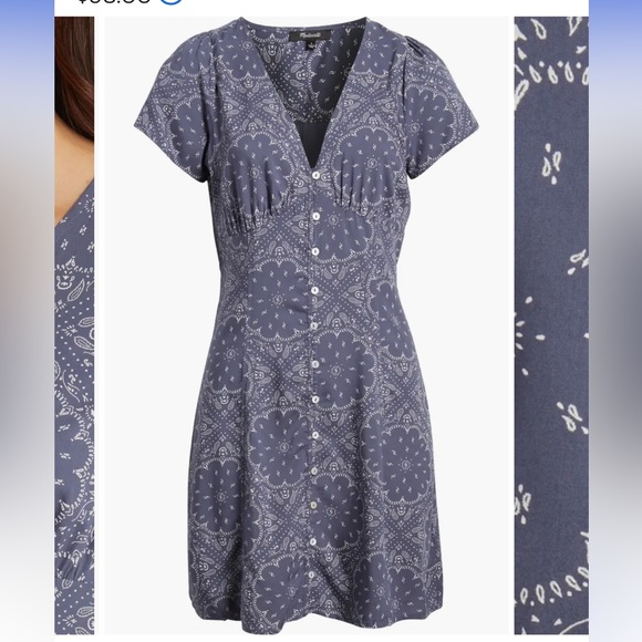 Madewell Purple Mini Dress - Picture 10 of 10